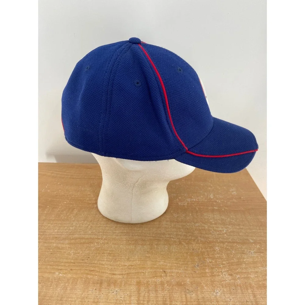 New Era 39THIRTY Chicago Cubs MLB Official Batting Practice Blue Hat Mens M/L
